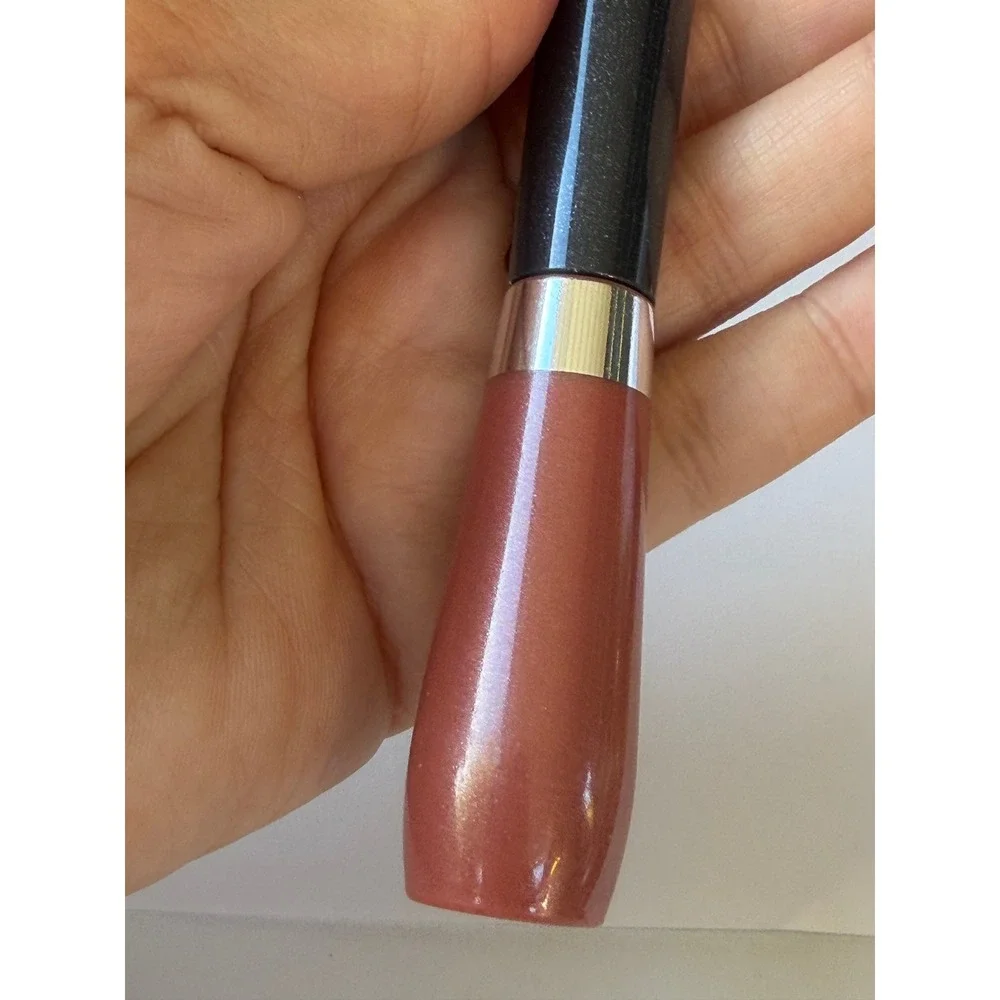 Avon Lip Gloss lot of 3 - Shine Attract Shine Glazewear Metallic Pink Peach